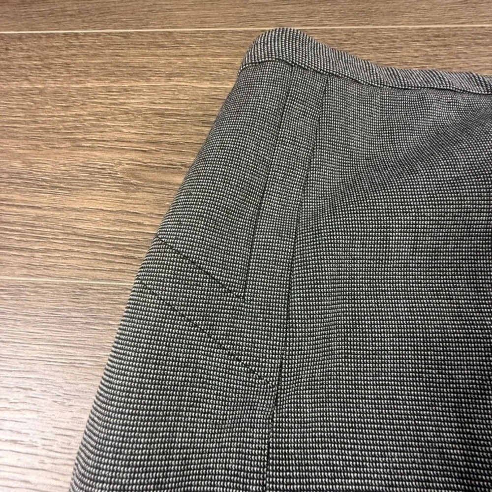 Express Design Studio Womens Grey Micro Houndstooth Pencil Skirt Size 8 Office